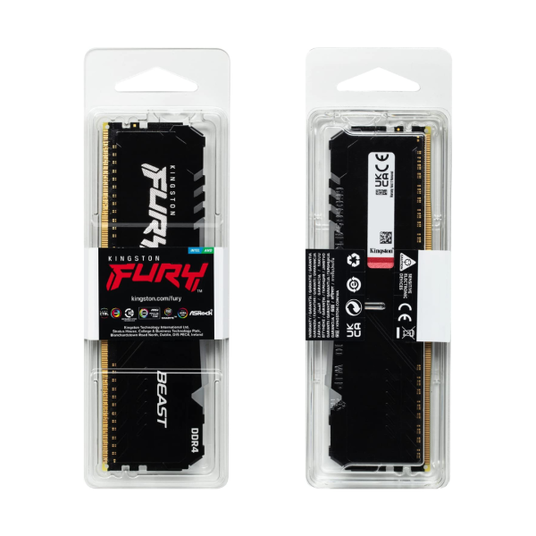 MEMORIA DDR4 16GB PC 3200 KINGSTON FURY BEAST RGB PN-KF432C16BBA/16