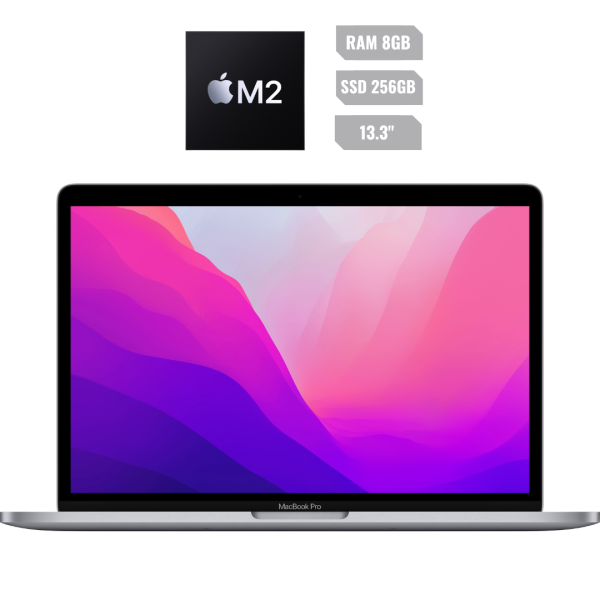 Laptop Apple Macbook Pro M2 8gb 256gb Ssd 13.3″ (2560×1600) Macos Space Gray – Mneh3ll/a