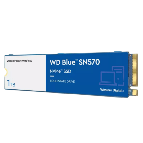 DISCO SOLIDO 1TB WESTER DIGITAL SN570 NVME PCIE M.2 2280 BLUE