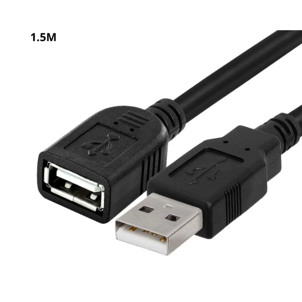 EXTENSION USB MACHO A HEMBRA  1.5MTRS