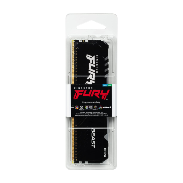 MEMORIA RAM DDR4 16GB PC 3600 KINGSTON FURY BEAST RGB KF436C18BBA/16