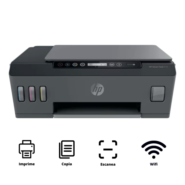Impresora Hp 515 Multifuncion Con Sistema De Tinta Continua Wifi/windows