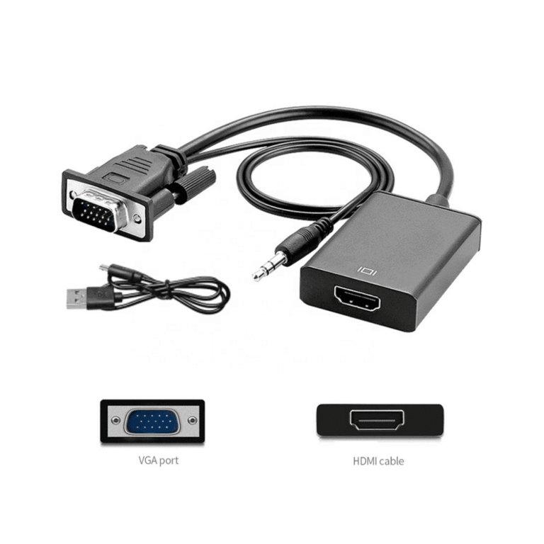 Convertidor Vga A Hdmi Audio Y Alimentacion