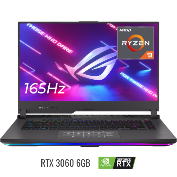Laptop Asus Rog Strix G513r Amd Ryzen 9 6900hx Ram 16gb Ssd1tb M.2 *nvidia Geforce Rtx 3060 6gb* 15.6″ Wqhd (2560 X 1440) 165hz Freedos – G513rm-hq300