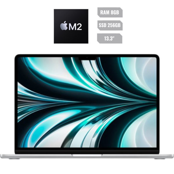 Laptop Apple Macbook Air M2 8gb 256gb Ssd 13.3″ (2560×1664) Macos Silver – Mlxy3ll/a