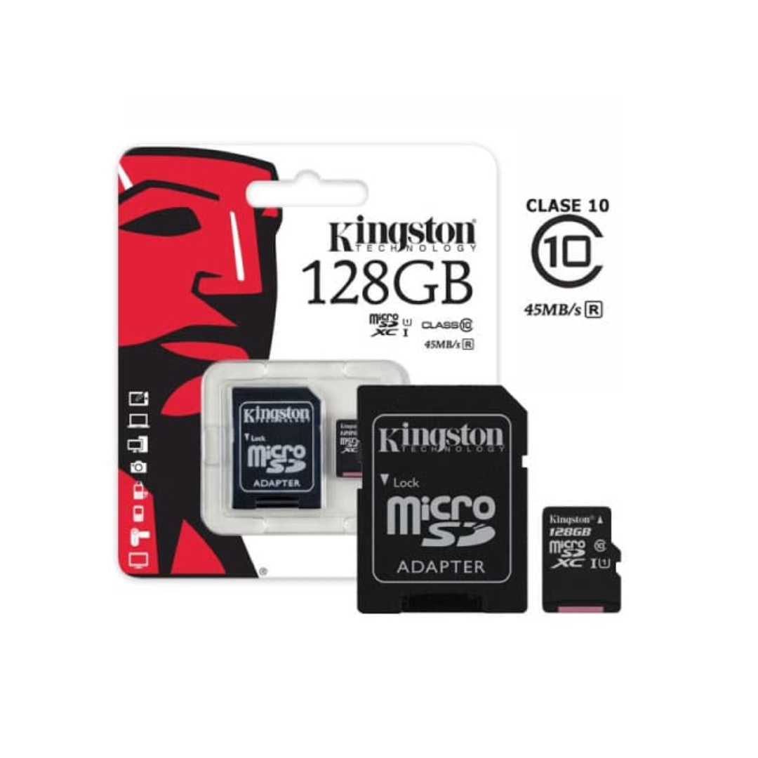 Memoria Micro Sd 128gb Kingston Clas10