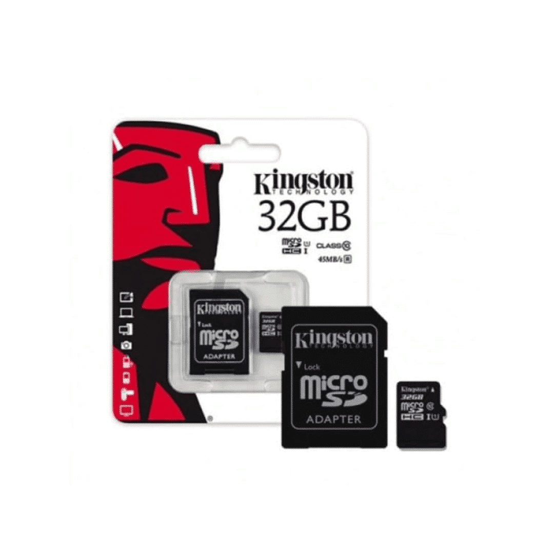 Scheda Di Memoria Kingston MicroSD Da 32 GB, Classe 10