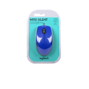 Mouse Logitech M110 Silent Usb Blue IDC MAYORISTA EN COMPUTACIÓN C.A