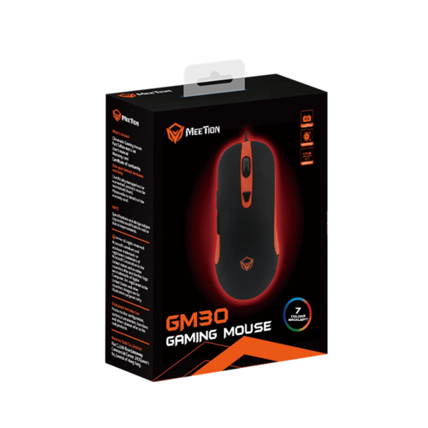 Mouse Meetion Gamer Mt-gm30 7 Colors Backlight 5+1 Buttons