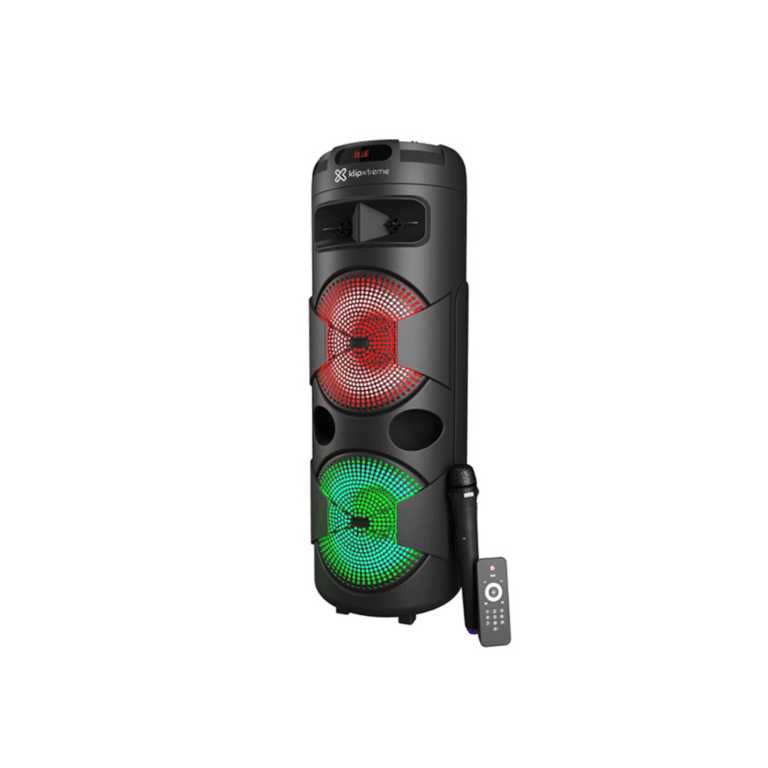 Parlante Klipx Mag Blaster Pro Kls890 Portable Party 2x12" Wireless Microfono+ Control Negro