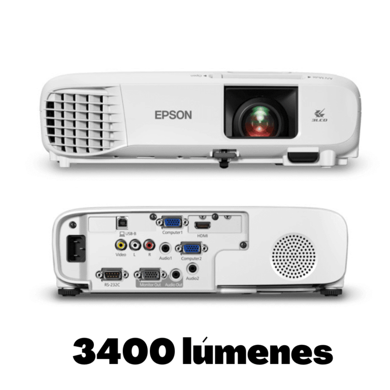 Epson PowerLite E20 LCD Projector - 4:3 - Ceiling Mountable - White - 1024 x 768 - Front, Ceiling, Rear - 6000 Hour Normal Mode - 12000 Hour Economy Mode - XGA - 15,000:1 - 3400 lm - HDMI - USB - Class Room - Epson - Sourcing - LCD Projector - DM5O - A300-YS7581 - YS7581 - V11H981020
