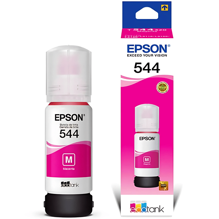Tinta Epson T544320 Magenta L3150 / L5190/ L3260/ L3250/ L5290/ L1250/ L5590/ L3560/ L3110/ L3210 C13t544320-al