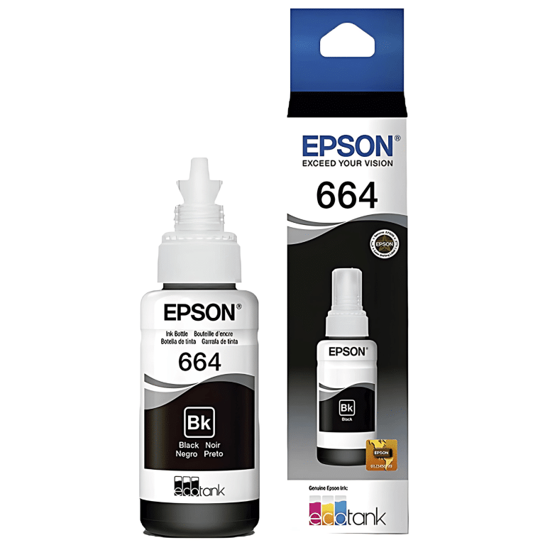 Tinta Epson T664120 Black L200 / L210 / L350 / L355 / L555 70ml