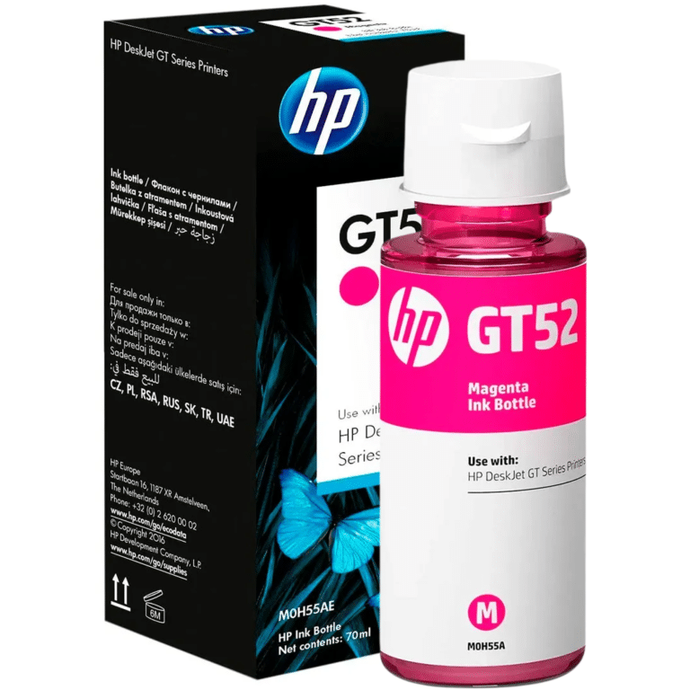 Tinta Hp M0h55al Gt52 Magenta Hp Gt 5810  5820, Hp 310, Hp 410, Hp 350, Hp 450, Hp 510, Hp 550, Hp 610 70ml