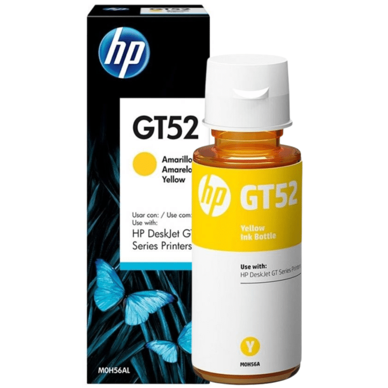 Tinta Hp M0h56al Gt52 Yellow Hp Gt 5810  5820, Hp 310, Hp 410, Hp 350, Hp 450, Hp 510, Hp 550, Hp 610 70ml