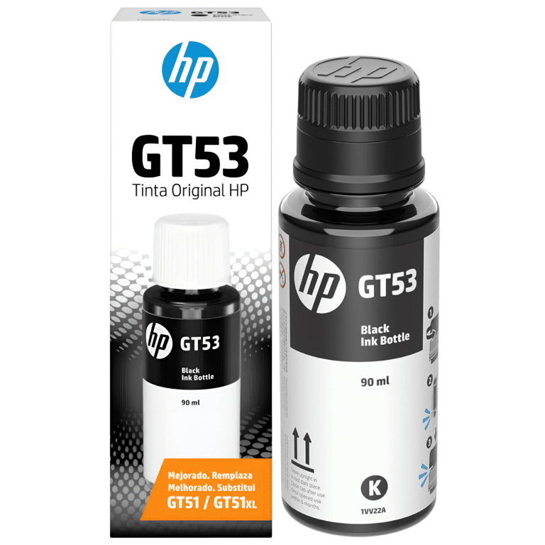 Tinta Hp 1vv22al Gt53 Black Reemplazo Gt51 90ml