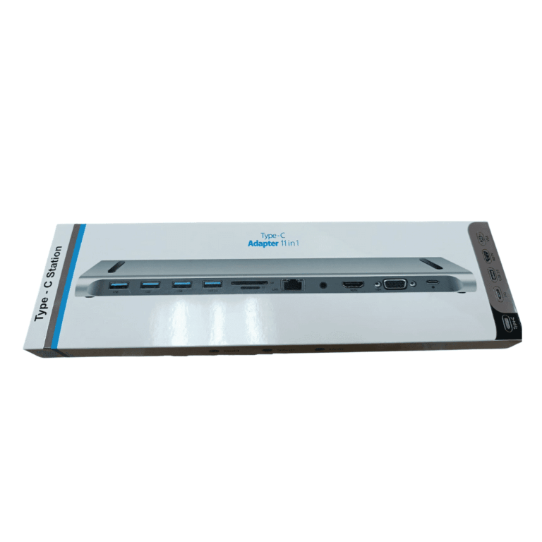 Hub Adaptador  Docking Station 11 En 1 Byl-2003 Puerto Usb-c A 3 Usb 1usb 3.0 Sd Tf Lan Audio Hdmi Vga Pd