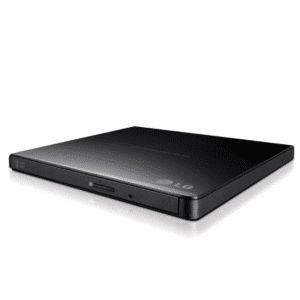 LG Electronics LG External Slim DVDRW GP65NB60 8X USB 9.5mm Black with Cyberlink Software RTL OD 159262 GP65NB60