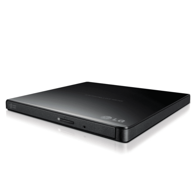 LG Electronics LG External Slim DVDRW GP65NB60 8X USB 9.5mm Black with Cyberlink Software RTL OD 159262 GP65NB60