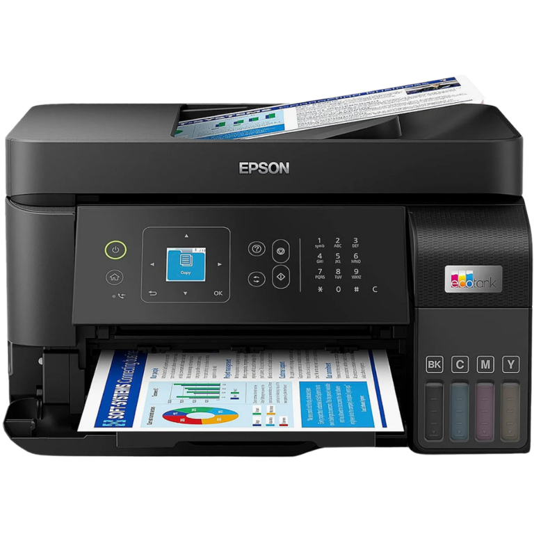 Impresora Epson L5590 Multifuncion Con Sistema De Tinta Continuo Original Wi-fi Y Ethernet Pantalla Adf De 30 Hojas- C11ck57301