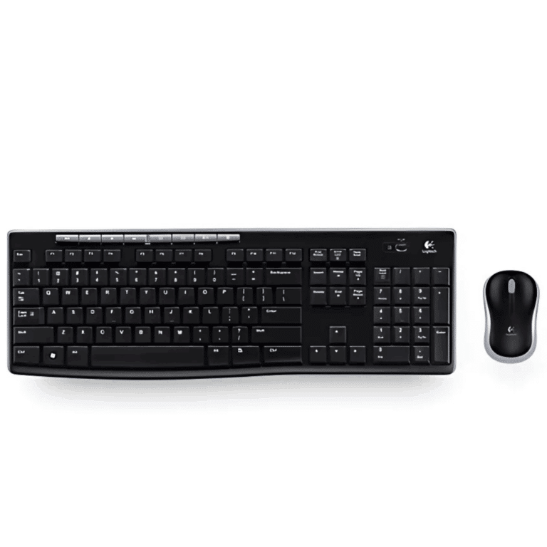 Teclado-mouse Comainboard Logitech Mk270 Negro Wireless Usb Plug And Play - Teclados - 920004432
