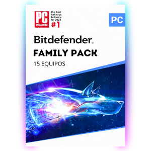 Licencia Bitdefender Family Pack 15 WB11151000 WB11151000 IDC MAYORISTA EN COMPUTACIÓN C.A