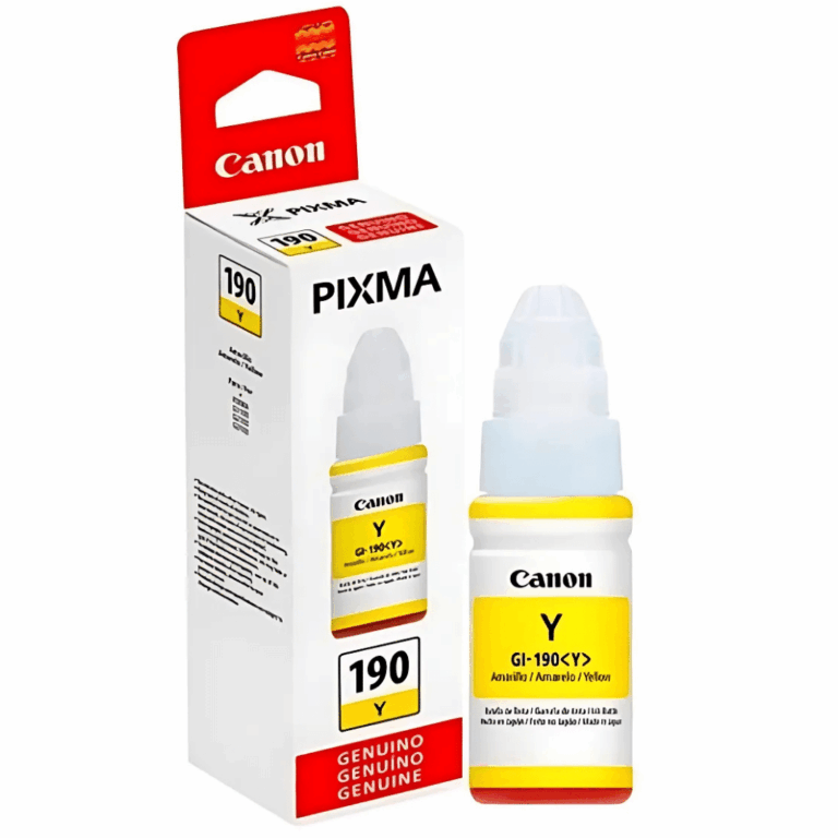 Botella Canon Gi190 Amarillo Gi1100/2100/3100 7000 Pag Gi190y - 013803259032 - GI190Y