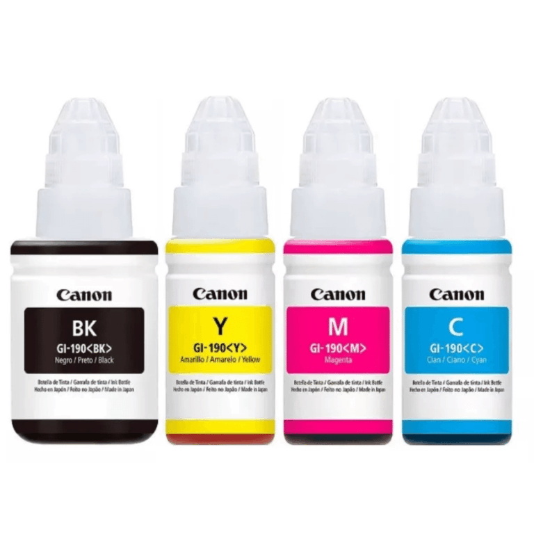 Botellas Canon Gi190 Pack 4 Colores 0667c015aa - 660685232815 - GI190PACK