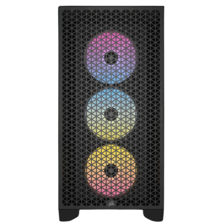 Case Corsair Atx 3000d Rgb Airflow Tempered Glas  Mid-tower Case N-ps 3ven Negro - Chasis - CC-9011255-WW