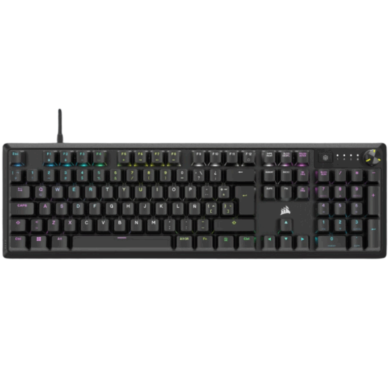 Teclado Corsair K70 Core Mecanico Wired For Gaming Rgb Sp Black - Teclados - CH-910971E-SP