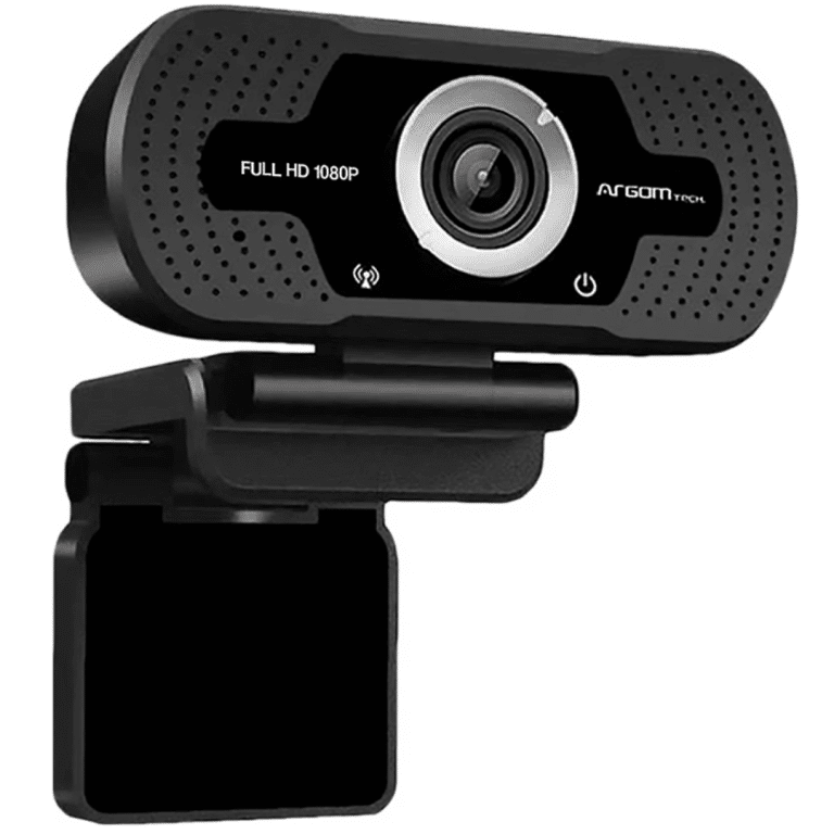 Cam  Vid Conf  Argom Arg-wc-9140bk 1080p Microfono Usb2.0 Negro - Camaras Digitales