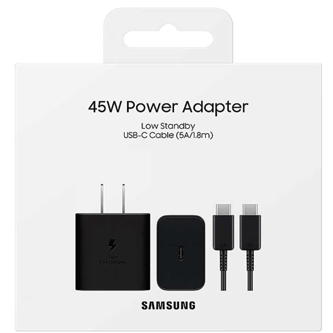 Cargador De Pared Samsung Ep-t4511xbe 45w Usb-c Negro-cable - Accesorios - EP-T4511XBE (4)