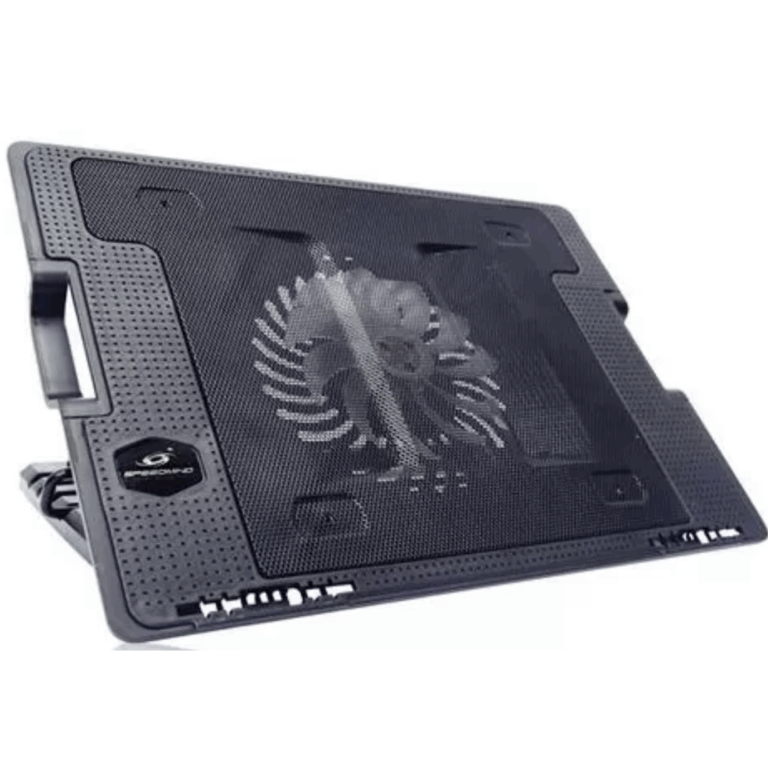 Cooler Speedmind Cos01 Cooling Pad Negro Para Notebook 5 Niveles 2 Usb - 0214180100003 - COS01