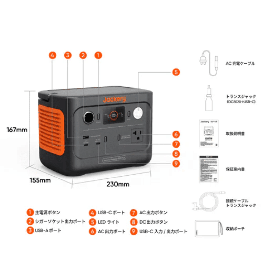 Estacion Powerstation Jackery Explorer 300 Plus Baterial 288wh Salida Ca 300wh Lifepo4 - Jsg-0304b 009349 (3)