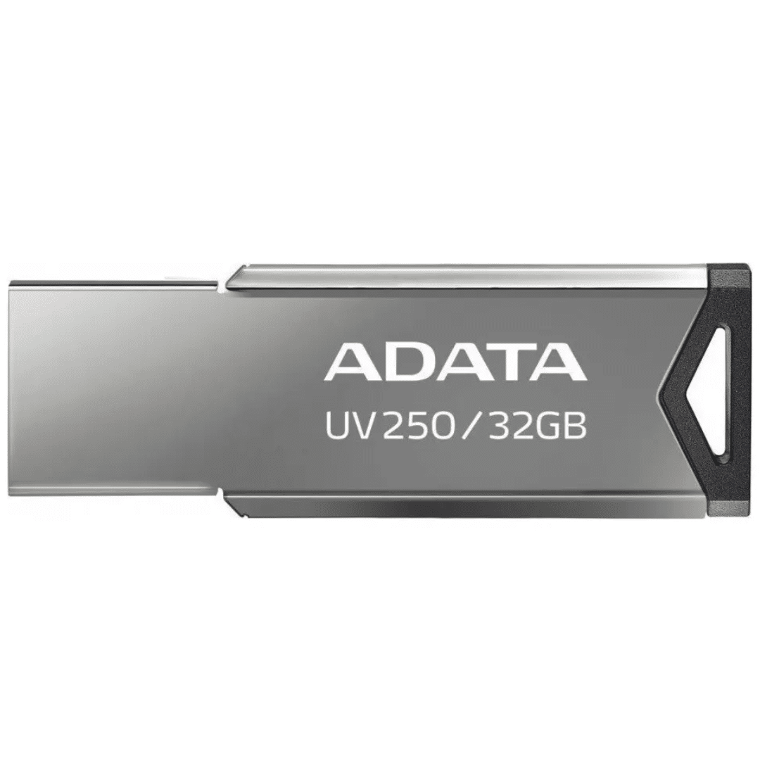 Flash Memory Adata 32gb Uv250 Usb 2.0 Metalic - Flash Memory - AUV250-32G-RBK (1)