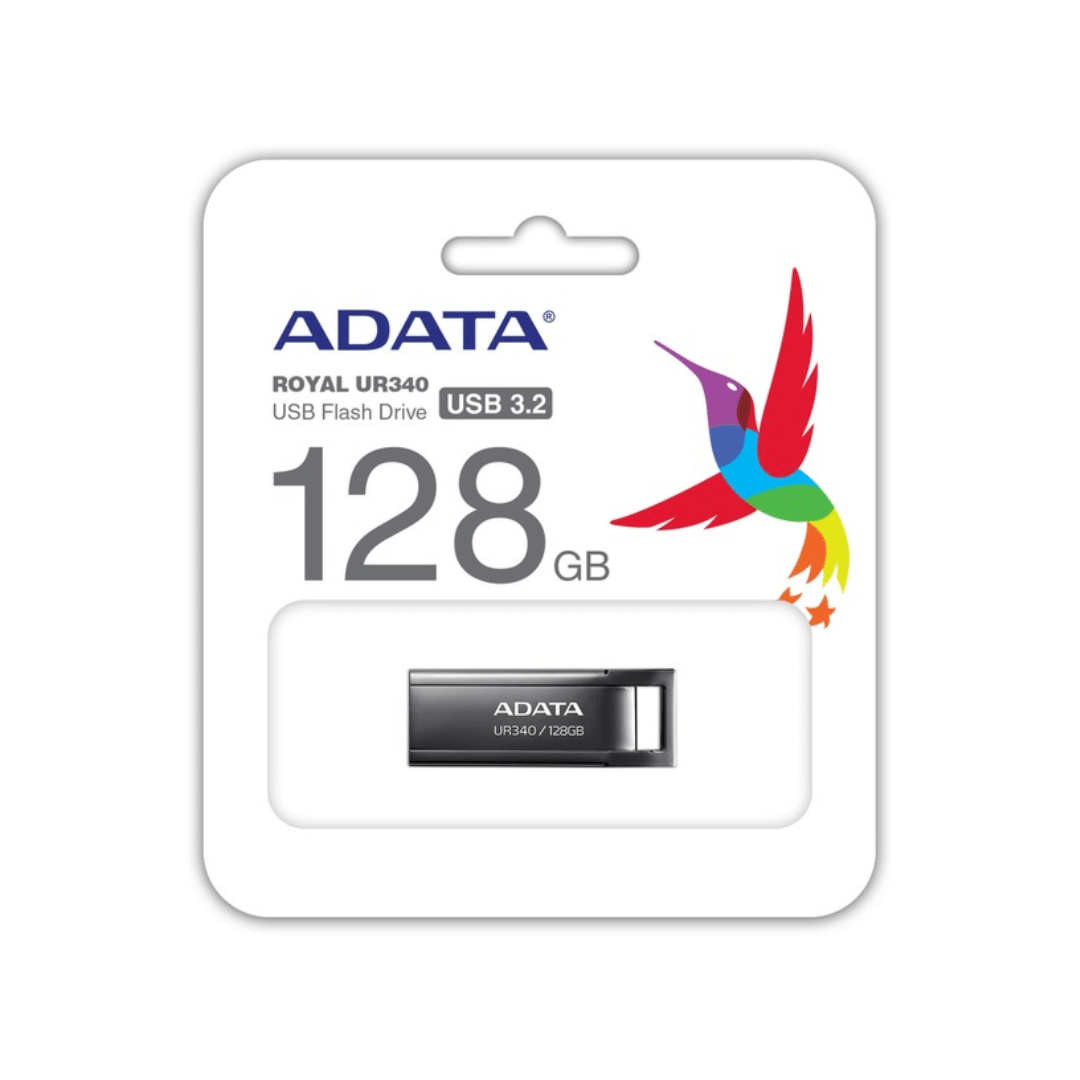 Flashmemory Adata Ur340 128gb Aroy Usb 3.2 Negro - AROY-UR340-128GBK (4)