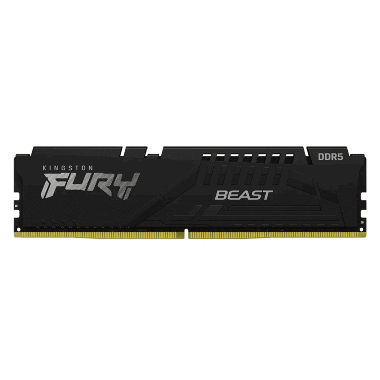 Kingston FURY Beast - DDR5 - módulo - 16 GB - DIMM de 288 contactos - 5600 MT/s / PC5-44800 - CL40 - 1.25 V - sin búfer - on-die ECC - negro - Memorias - Módulos RAM - Genéricos - KF556C40BB-16