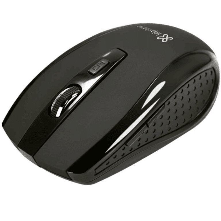 Klip Xtreme Klever KMW-340 - Ratón - óptico - 6 botones - inalámbrico - 2.4 GHz - receptor inalámbrico USB - negro - Periféricos - Ratones - KMW-340BK