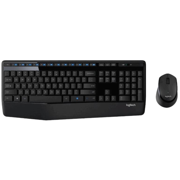 Combo Logitech/teclado Y Mouse Mk345/wireless/num-pad/resist.salpicaduras/reposa-munecas - 097855117991 - 920-007820