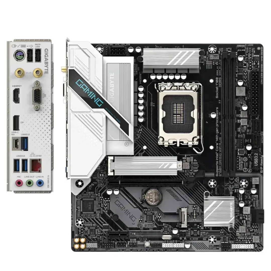 Mainboard Gigabyte B760m G P Wifi Ddr4 14va Lga1700 Hdmi Dp Pcie4.0 2m.2 12usb Micro Atx - Mother Board (5)