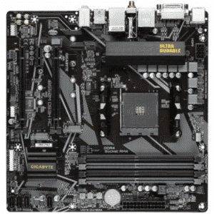 Mainboard Gigabyte B550m Ds3h Ac  Amd Am4 Ryzen 4-ddr4 Wifi Bt Hdmi Dvi-d M.2 Pcie Matx - Mother Board - B550M DS3H AC