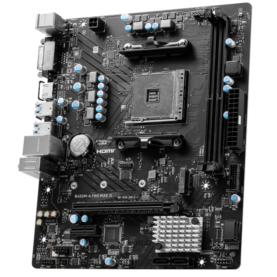 Mainboard Pc Msi B450m-a Promax Ii V2 008611 (2)