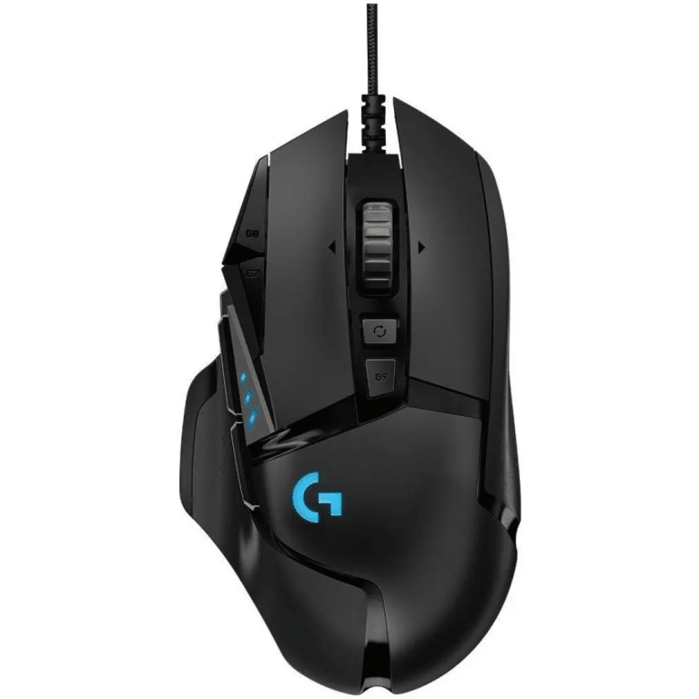Mouse Logitech Gaming G502 Negro Hero 16k G-hub Peso Ajustable Rgb Lightsync Usb Alambrico - Mouse - 910005469