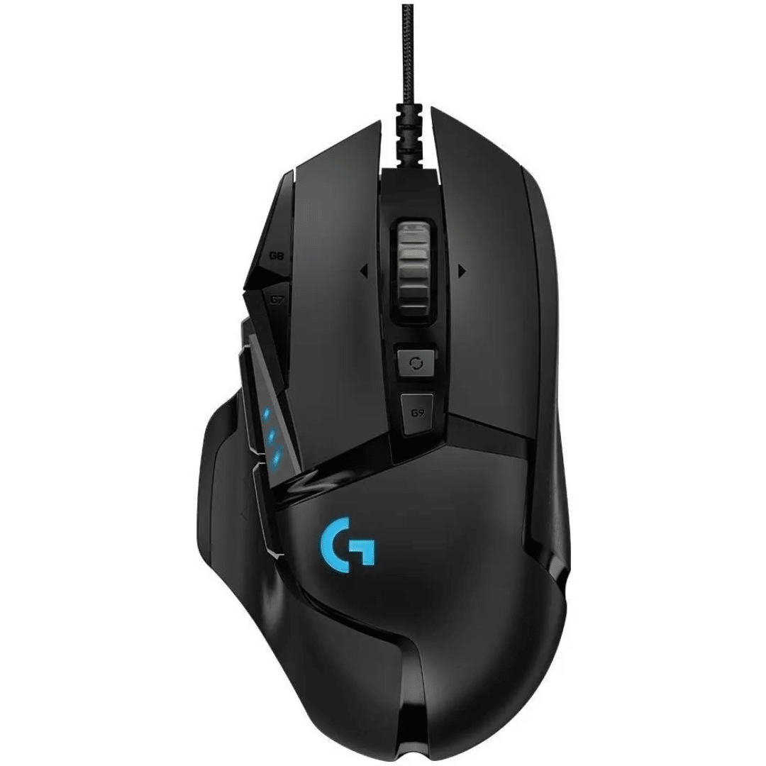 Mouse Logitech Gaming G502 Negro Hero 16k G-hub Peso Ajustable Rgb Lightsync Usb Alambrico - Mouse - 91000546 (1)