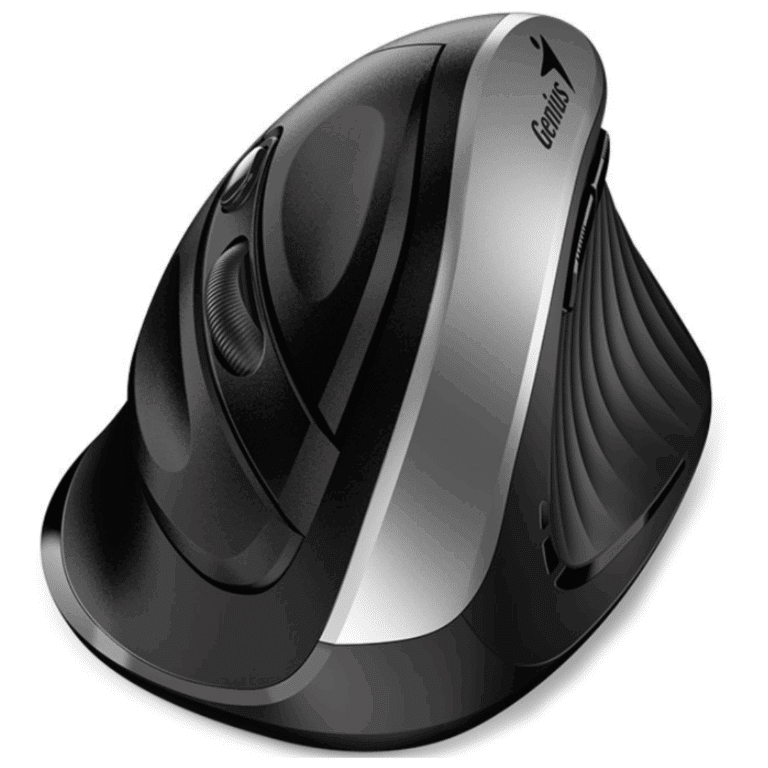 Mouse Wireless Genius Ergo 8250 Silver / Vertical / Silencio / Rf 2.4ghz / Pila Aa X 1 - 091163260394 - 31030031401