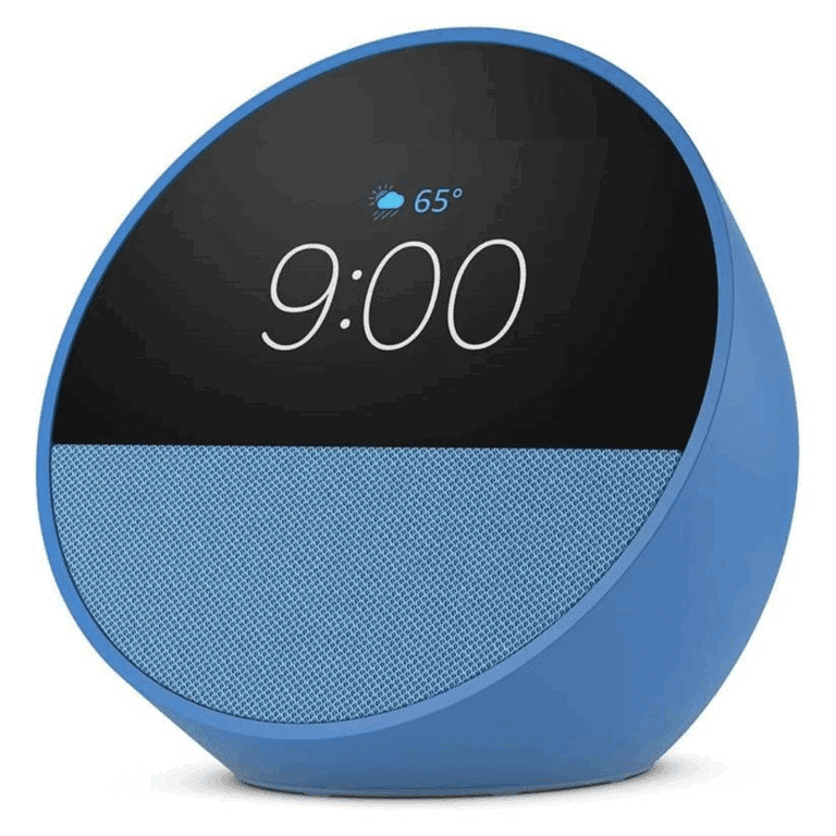 Parlante Amazon Echo Spot Azul Reloj Alarma Alexa Pant. 2.8 / 840268974282 - 840268974282 - B0BFC8DR7C