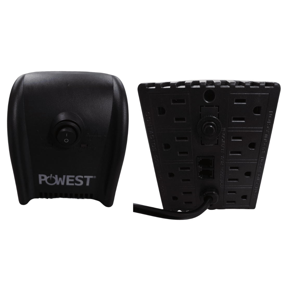 Regulador De Voltaje Powest Propc 2200va 8tomas 007902 (1)