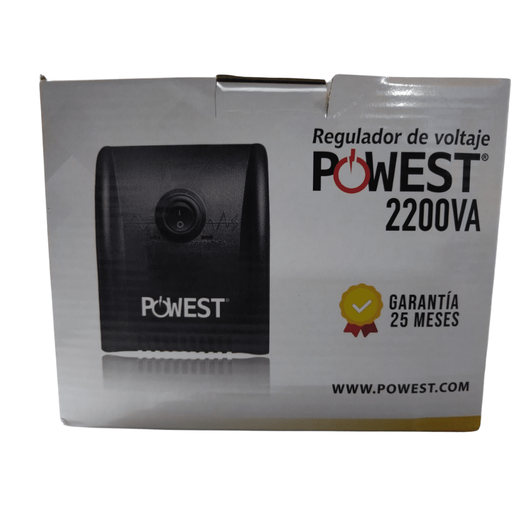 Regulador De Voltaje Powest Propc 2200va 8tomas 007902 (2)