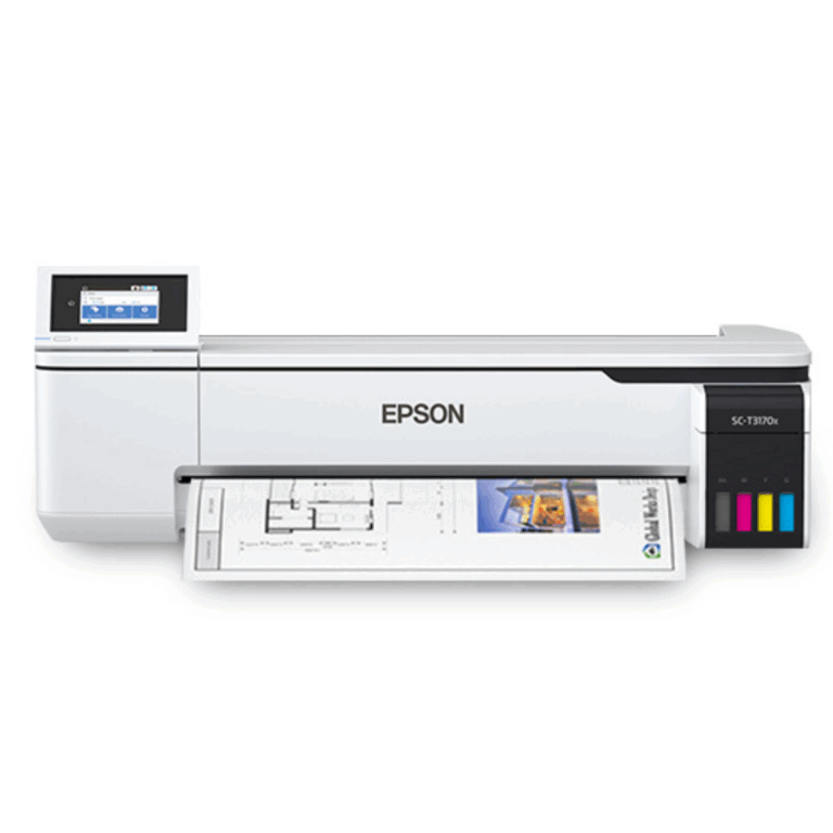 Impresora Epson Surecolor T3170x Sistema Tinta Continua 4 Colores Usb Wifi Ethernet - Impresoras - SCT3170X