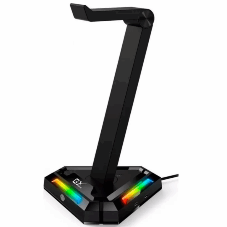Soporte Genius Para Auriculares 2 Puertos Usb A Y 2 Puertos Usb Black - Accesorios - GX-UH100